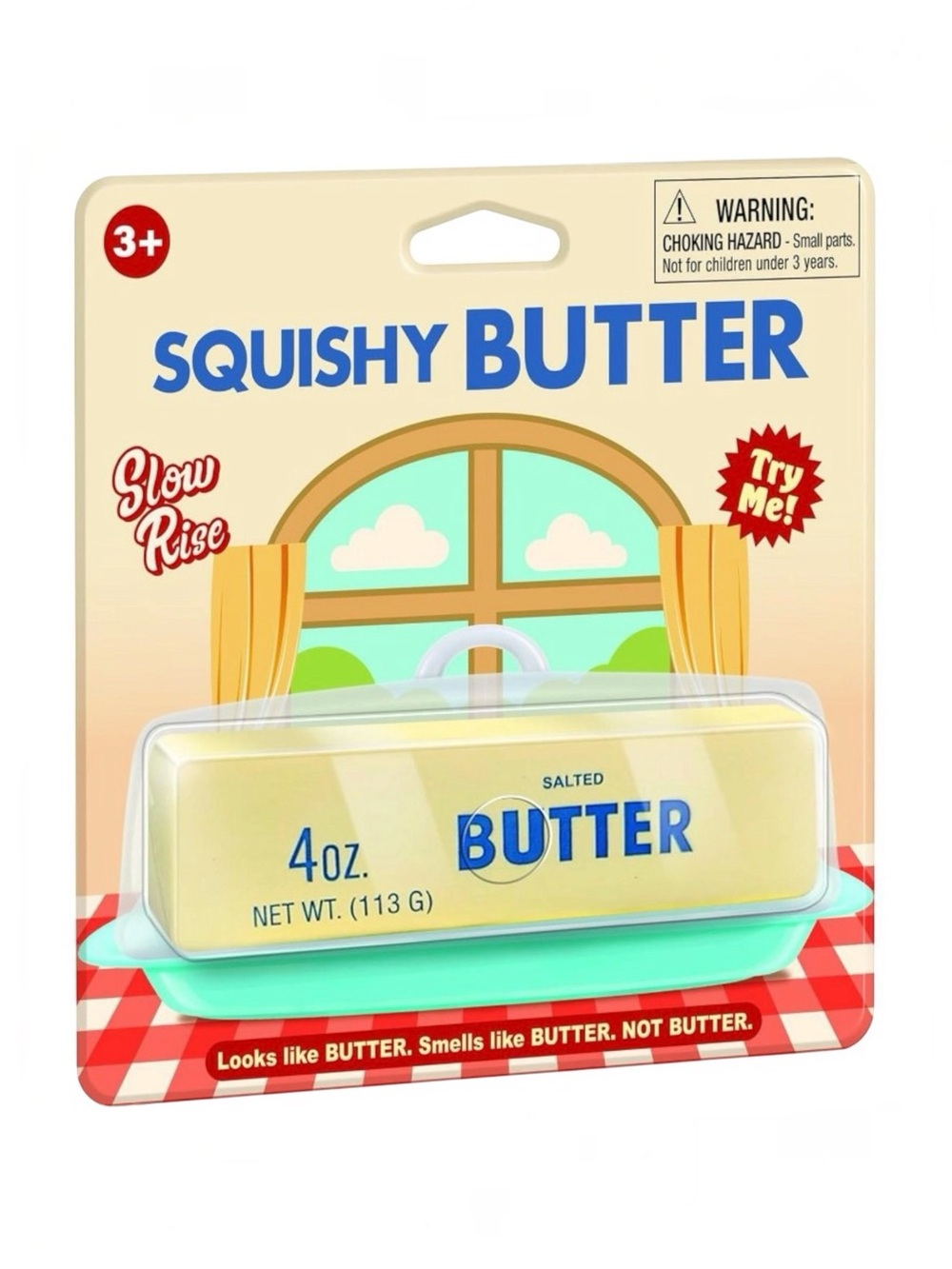 NIB Squishy Butter Slow Rise Fidget Toy Master Toys